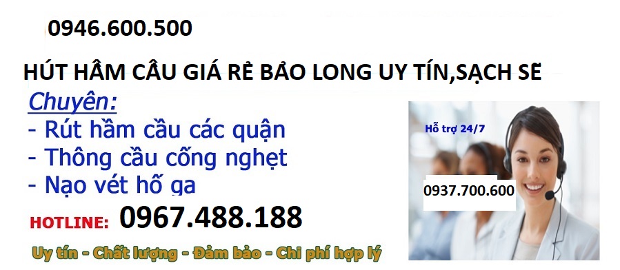 hút hầm cầu tại Đường Trần Hữu Trang quận phú nhuận 0967.488.188